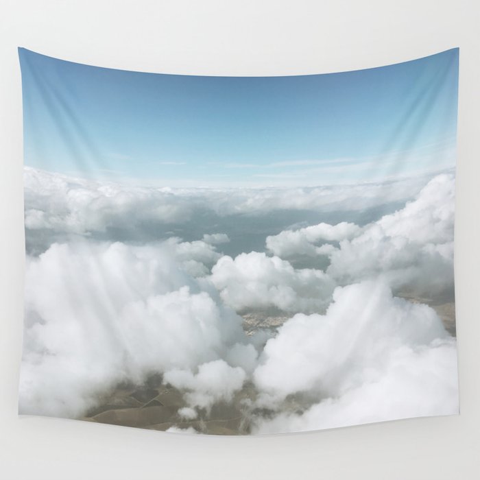 Fluffy Clouds Wall Tapestry Gallery Image 1