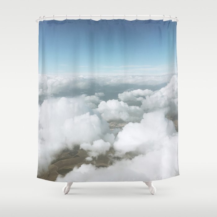 Fluffy Clouds Shower Curtain Gallery Image 1