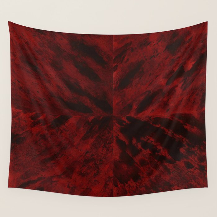 Faux Tortoiseshell 2 - Red Wall Tapestry Gallery Image 4
