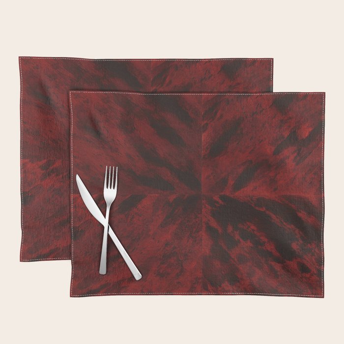 Faux Tortoiseshell 2 - Red Placemat Gallery Image 1