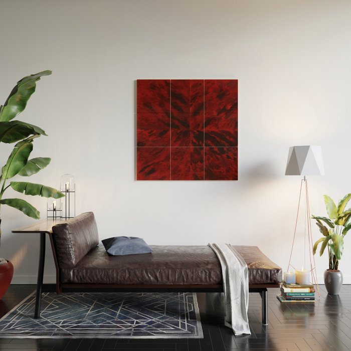 Faux Tortoiseshell 2 - Red Wood Wall Art Gallery Image 2
