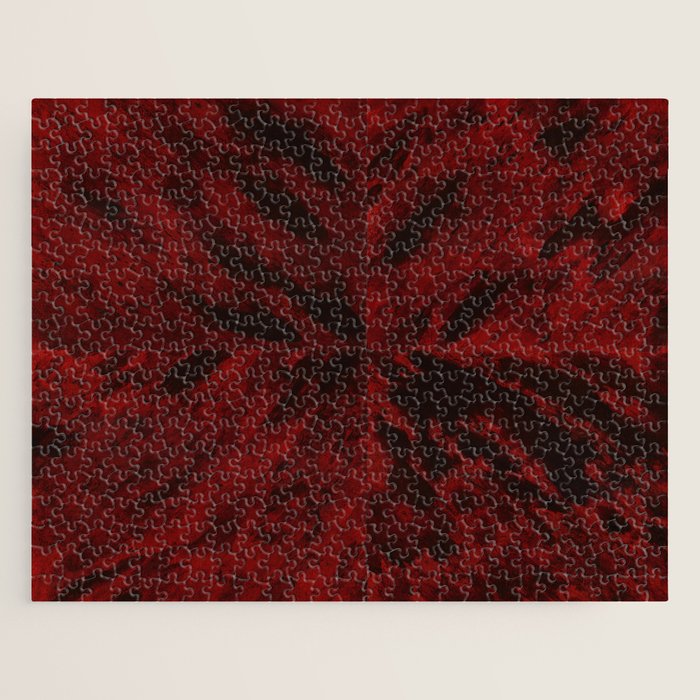Faux Tortoiseshell 2 - Red Jigsaw Puzzle Gallery Image 1