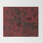 Faux Tortoiseshell 2 - Red Throw Blanket Gallery Image 2