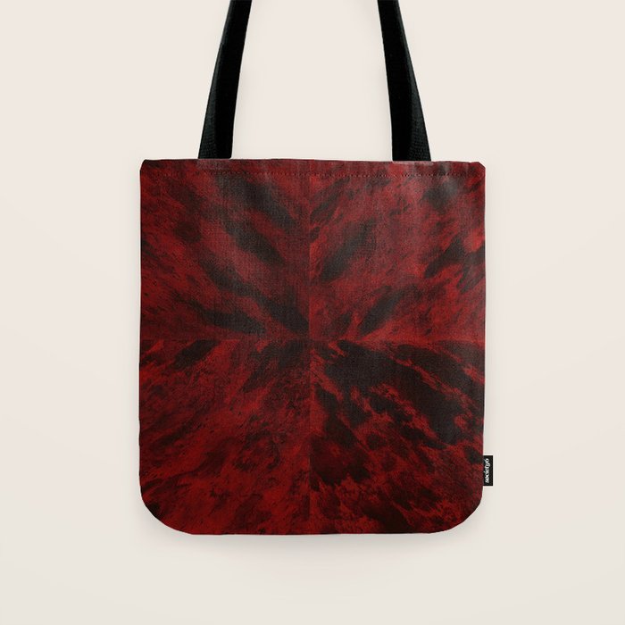 Faux Tortoiseshell 2 - Red Tote Bag Gallery Image 1