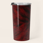 Faux Tortoiseshell 2 - Red Travel Mug Gallery Image 3