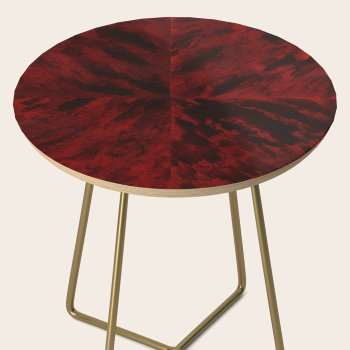 Faux Tortoiseshell 2 - Red Side Table Gallery Image 2