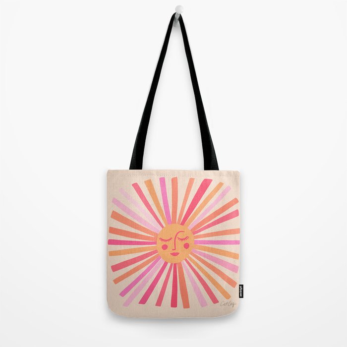 Sunshine - Pink Tote Bag Gallery Image 2