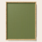 Olive Moss Vertical Stripes Rich Minimalist Pattern Serving Tray Gallery Image 1