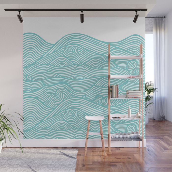 Waves Wall Mural