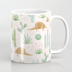 Armadillos in the Desert - Watercolor Coffee Mug Gallery Image 1