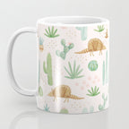 Armadillos in the Desert - Watercolor Coffee Mug Gallery Image 3