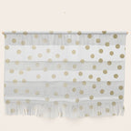 Stylish Gold Polka Dots Wall Hanging Gallery Image 1