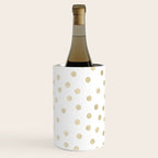 Stylish Gold Polka Dots Wine Chiller Gallery Image 1