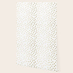 Stylish Gold Polka Dots Wallpaper Gallery Image 2
