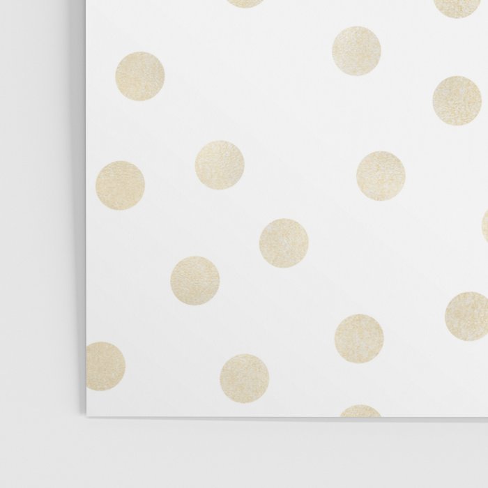 Stylish Gold Polka Dots Poster Gallery Image 3