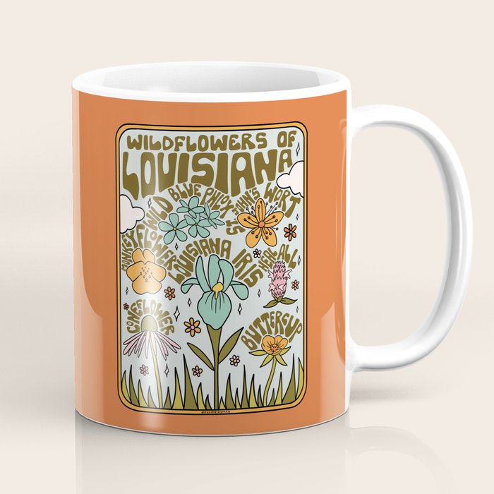 Louisiana Wildflowers Coffee Mug Gallery Image 1