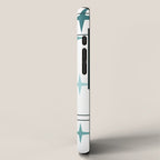 Mid Century Modern Stars (Teal) iPhone Case Gallery Image 2