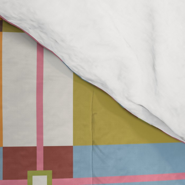 Autumn Breeze Checks Comforter Gallery Image 4