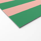 Simple Stripes Pattern - Green Pink Welcome Mat Gallery Image 2