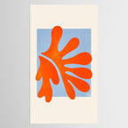 Red Coral Leaf: Matisse Paper Cutouts II Tablecloth Gallery Image 2