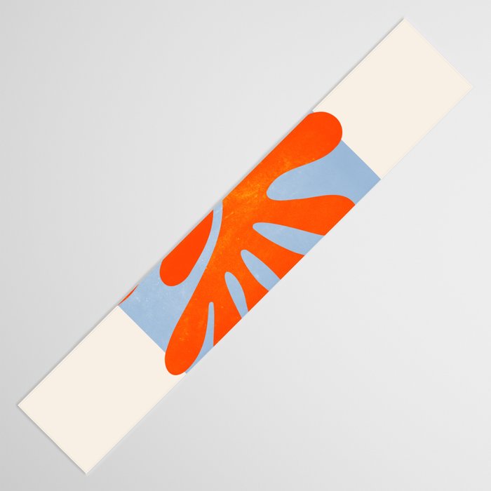 Red Coral Leaf: Matisse Paper Cutouts II Table Runner Gallery Image 3