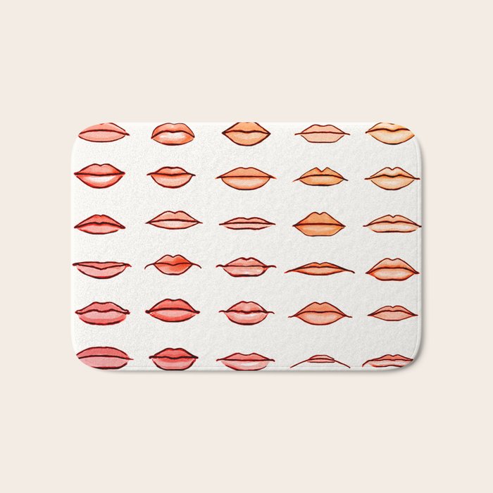 Lips II Bath Mat Gallery Image 1