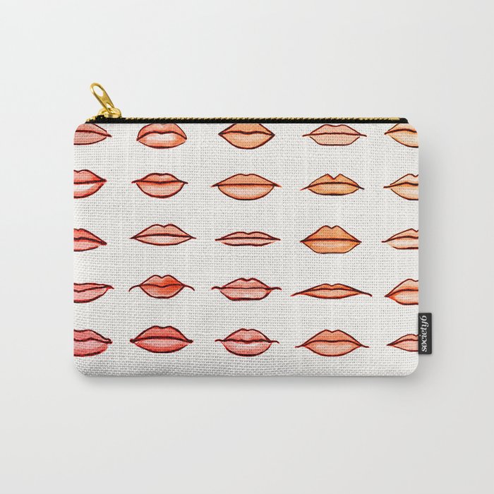 Lips II Carry All Pouch Gallery Image 1