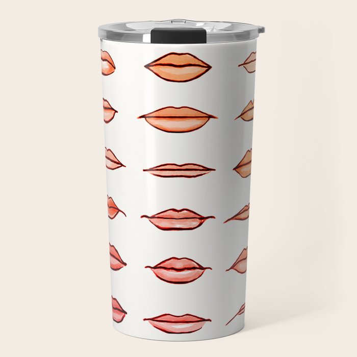 Lips II Travel Mug Gallery Image 1