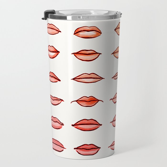 Lips II Travel Mug Gallery Image 3
