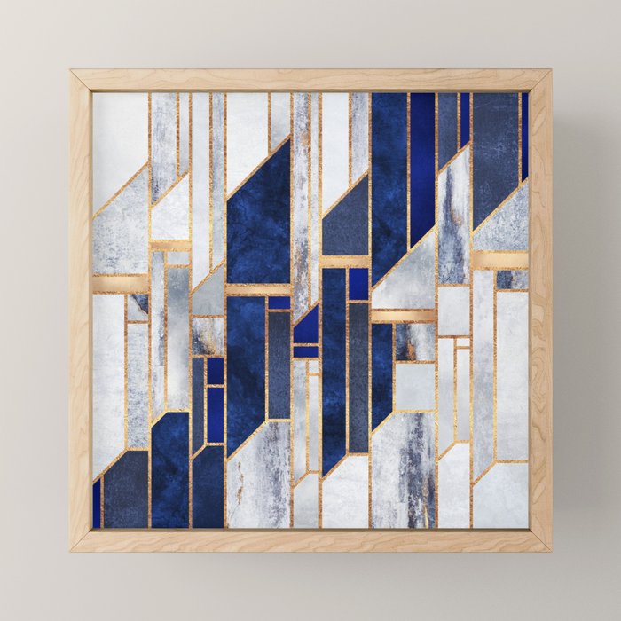 Blue Winter Sky Mini Art Print Gallery Image 1