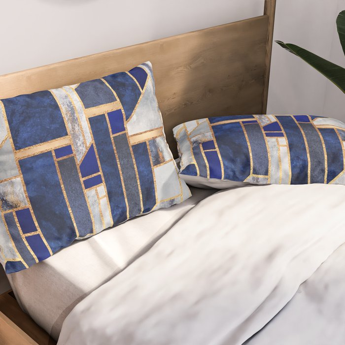 Blue Winter Sky Pillow Sham Gallery Image 2