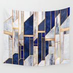 Blue Winter Sky Wall Tapestry Gallery Image 4