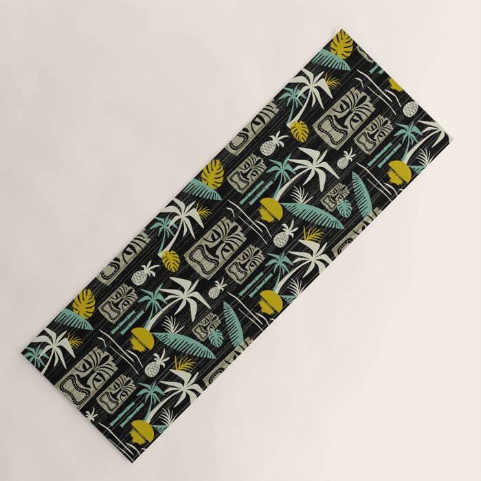 Island Tiki - Black Yoga Mat Gallery Image 1