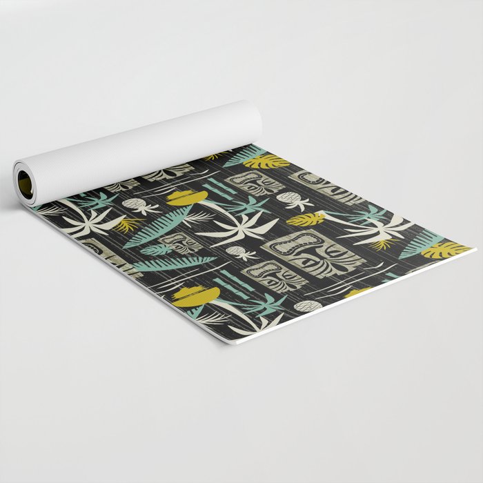 Island Tiki - Black Yoga Mat Gallery Image 2
