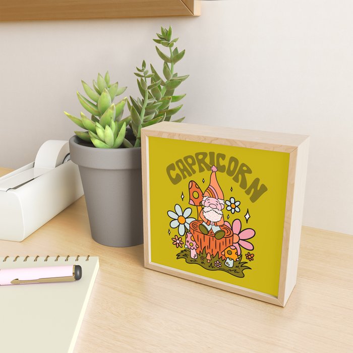 Capricorn Gnome Mini Art Print Gallery Image 2