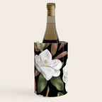 Magnolias Flowers Black Wine Chiller Gallery Image 1