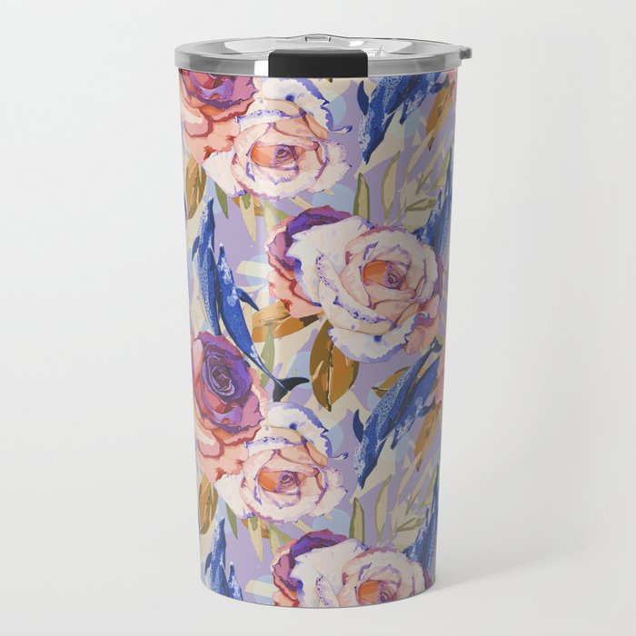 Dolphins in the roses A Travel Mug Gallery Image 1
