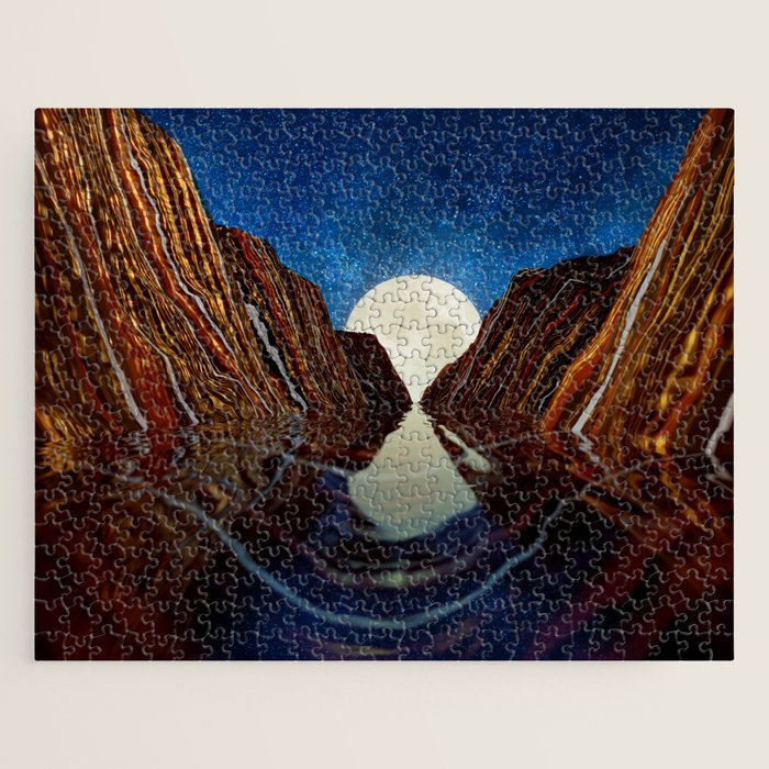 Moon Reflection Jigsaw Puzzle Gallery Image 1