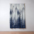 Foggy Forest 2 Window Curtain Gallery Image 3