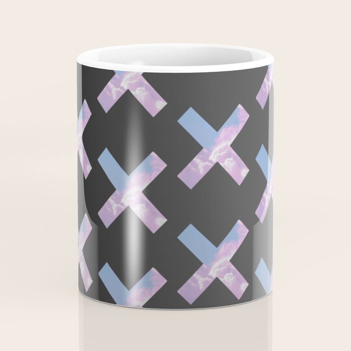 2010s era egirl x pattern Coffee Mug Gallery Image 4