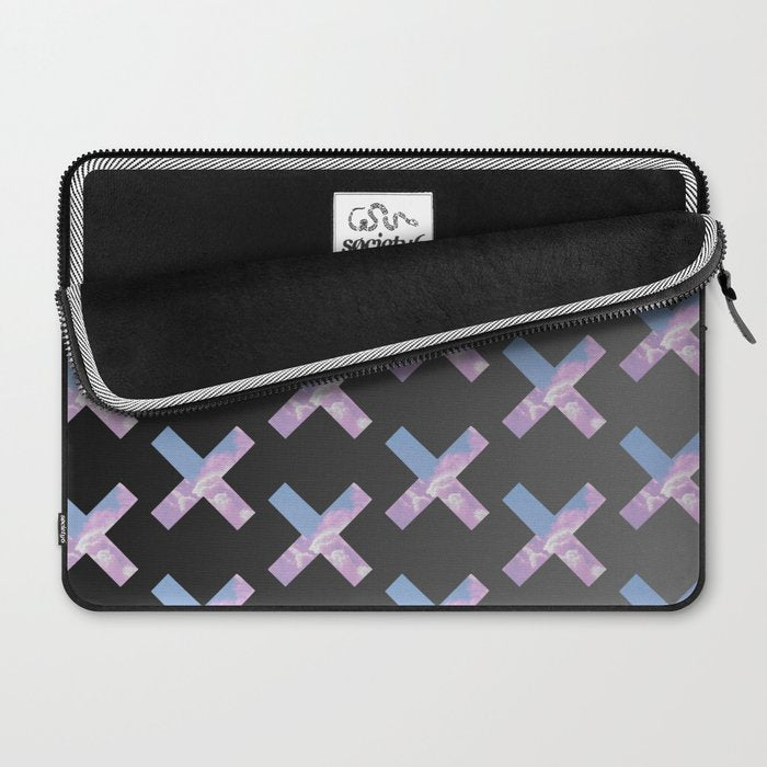 2010s era egirl x pattern Laptop Sleeve Gallery Image 2