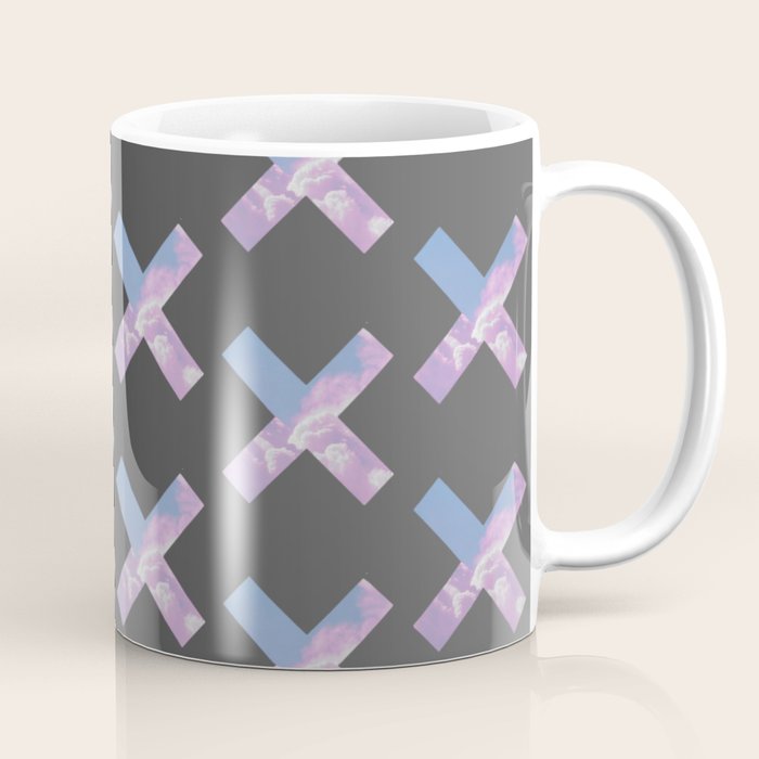 2010s era egirl x pattern Coffee Mug Gallery Image 1