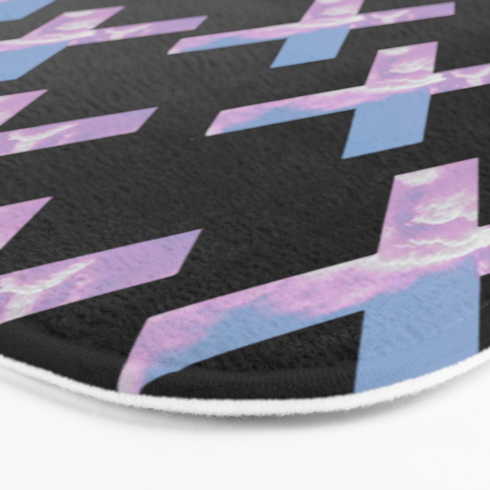 2010s era egirl x pattern Bath Mat Gallery Image 3