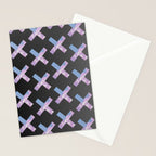 2010s era egirl x pattern Stationery Card Gallery Image 2