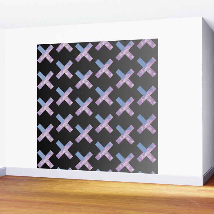 2010s era egirl x pattern Wall Mural Gallery Image 2