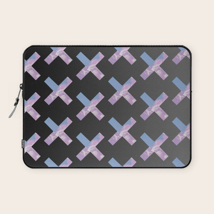 2010s era egirl x pattern Laptop Sleeve Gallery Image 1