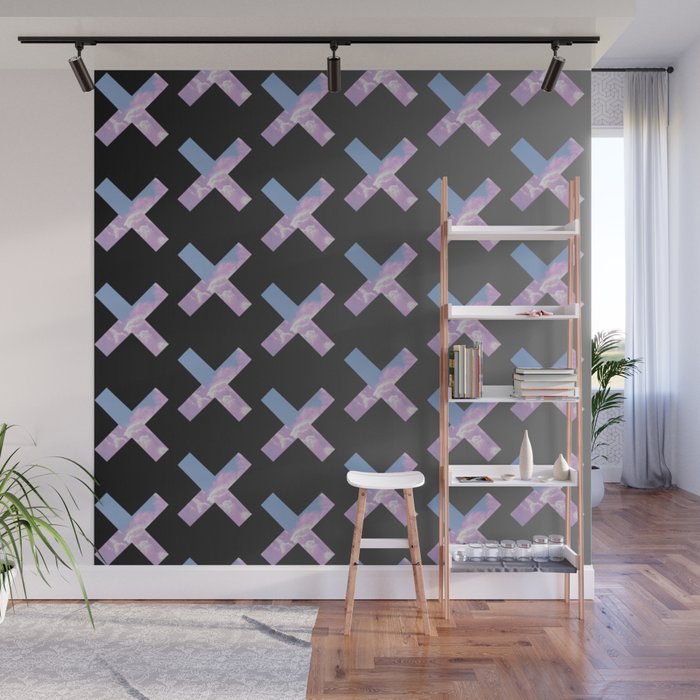 2010s era egirl x pattern Wall Mural Gallery Image 1