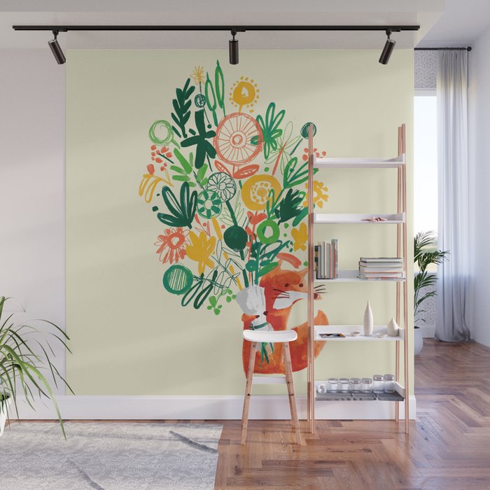 Flower Delivery Wall Mural Gallery Image 1