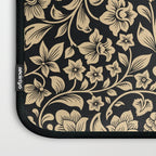 William Morris Style Art Nouveau Dark Floral Laptop Sleeve Gallery Image 3