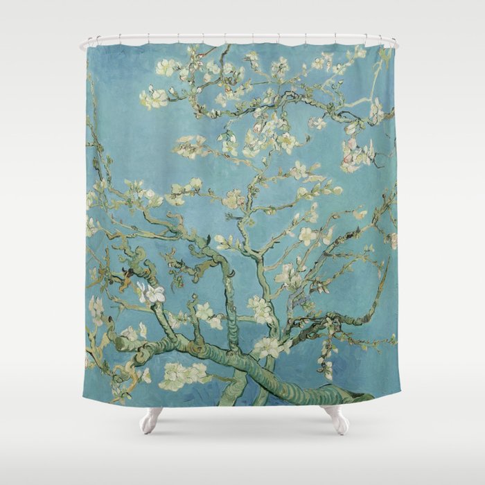 Almond Blossoms Shower Curtain Gallery Image 1